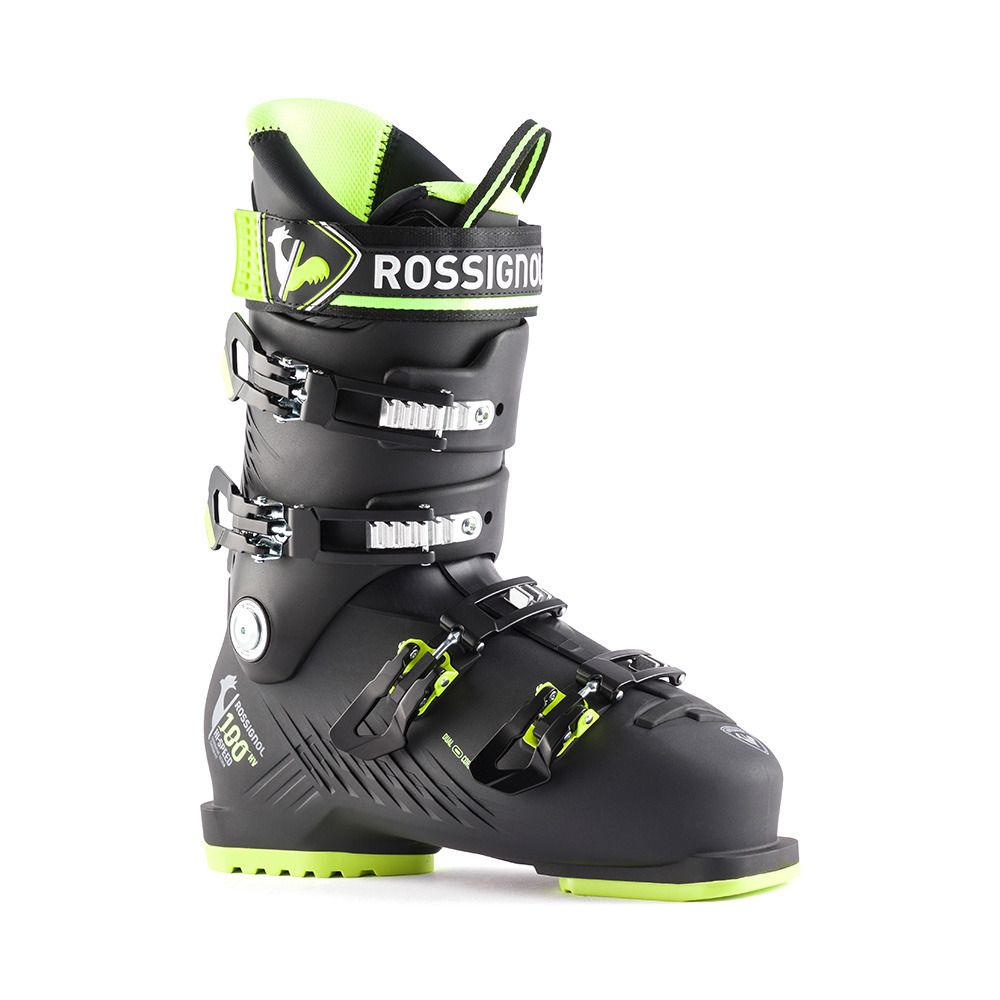 Rossignol HI SPEED 100 HV - Chaussures ski Homme black/yellow
