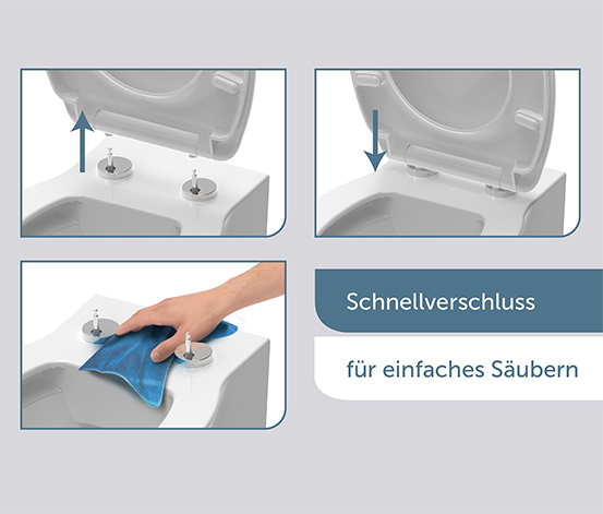Duroplast-WC-Sitz »STONE PYRAMID«