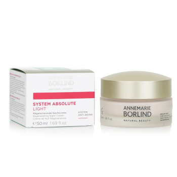 Annemarie Borlind System Absolute System Creme Noturno Regenerador Antienvelhecimento Light - Para Pele Madura  50ml/1.69oz