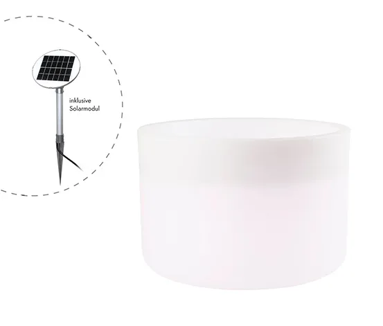 8 seasons design Solar-Topf, zylindrisch
