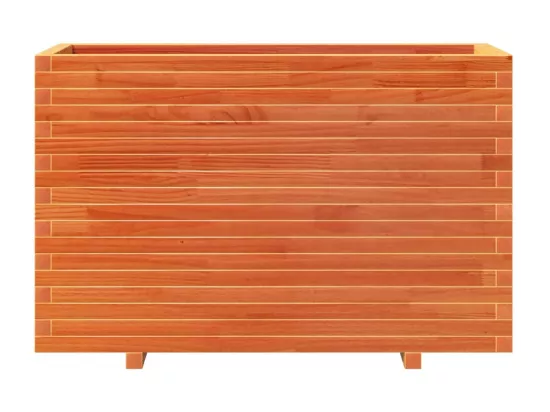 Jardinière bac lit surélevé bois marron 110 x 40 x 72.5 cm 02_0038437