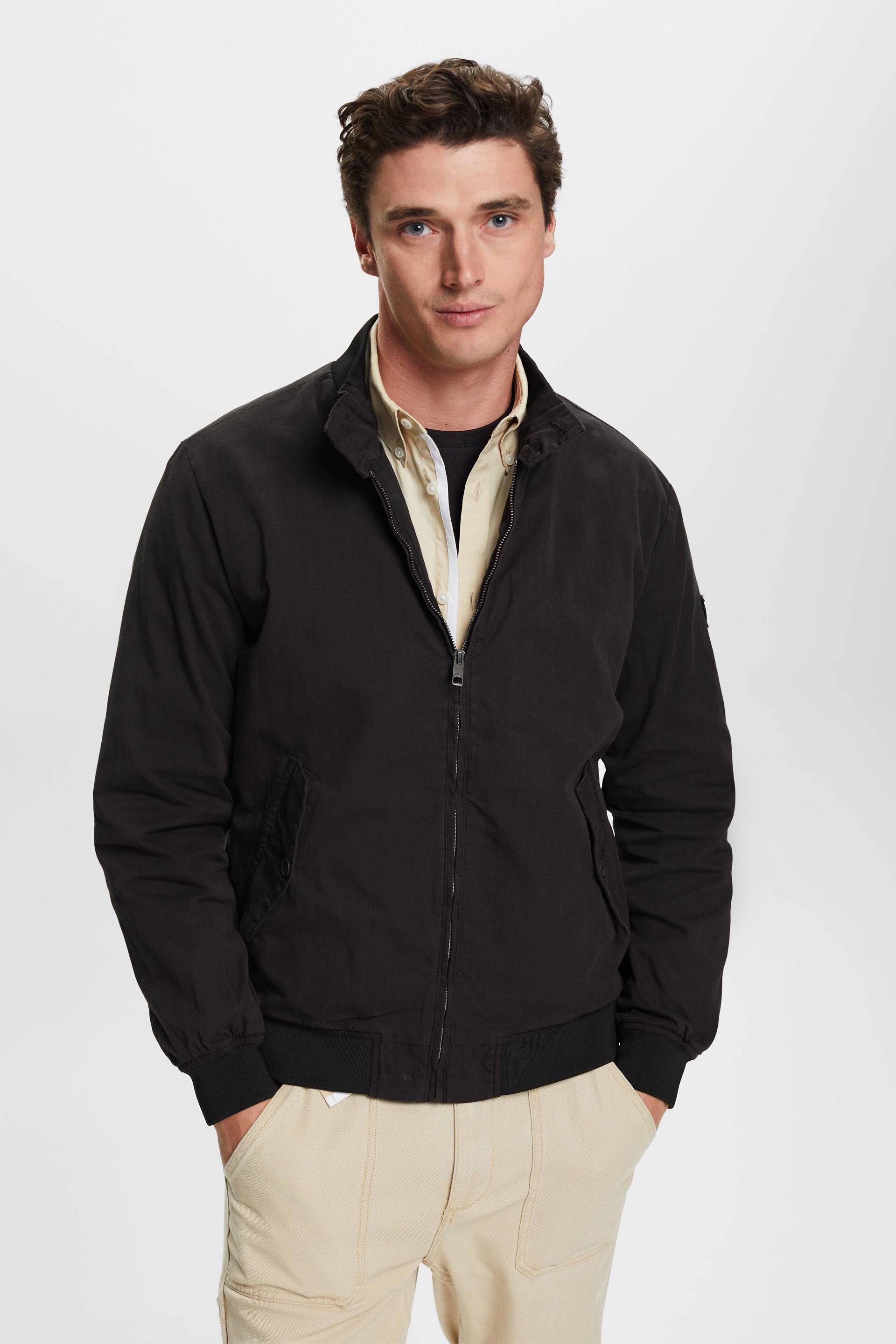 Blouson à col droit