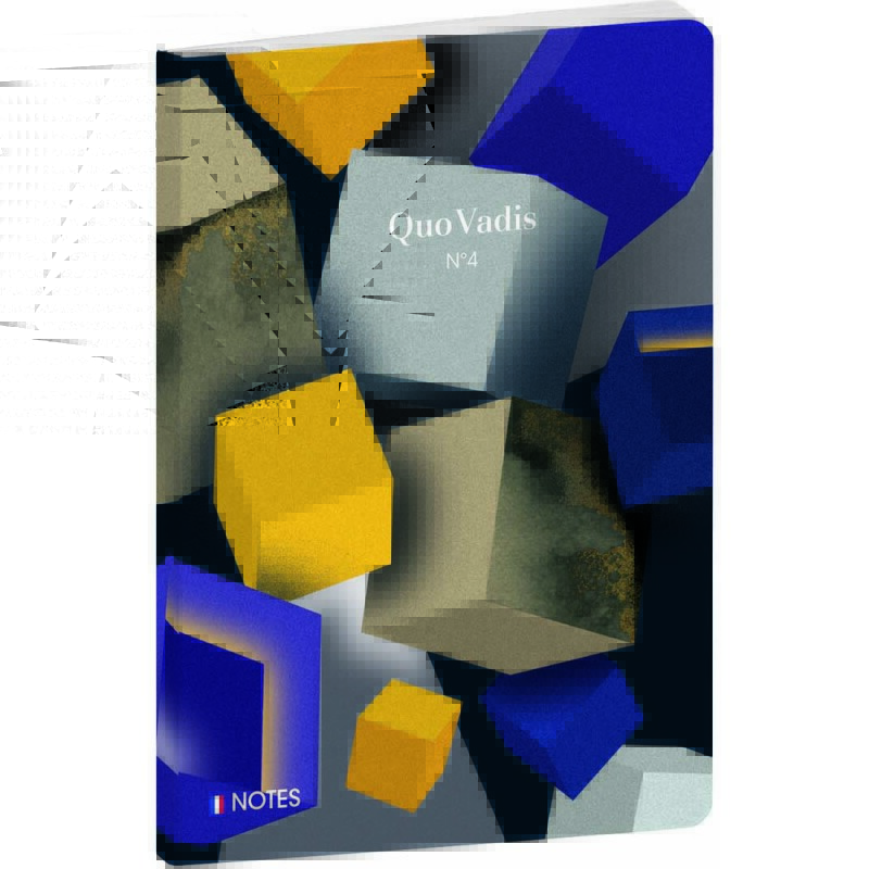 Quo Vadis - Carnet de notes - Iconique - Multicolore - Pages Lignées - 15x21 cm