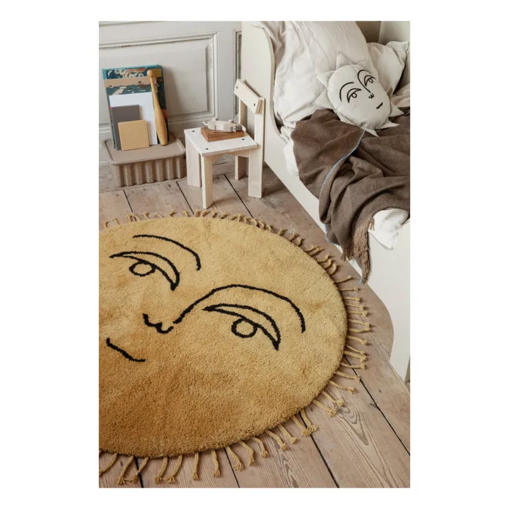 Ferm Living Kids Tapis tufté Soleil | Jaune