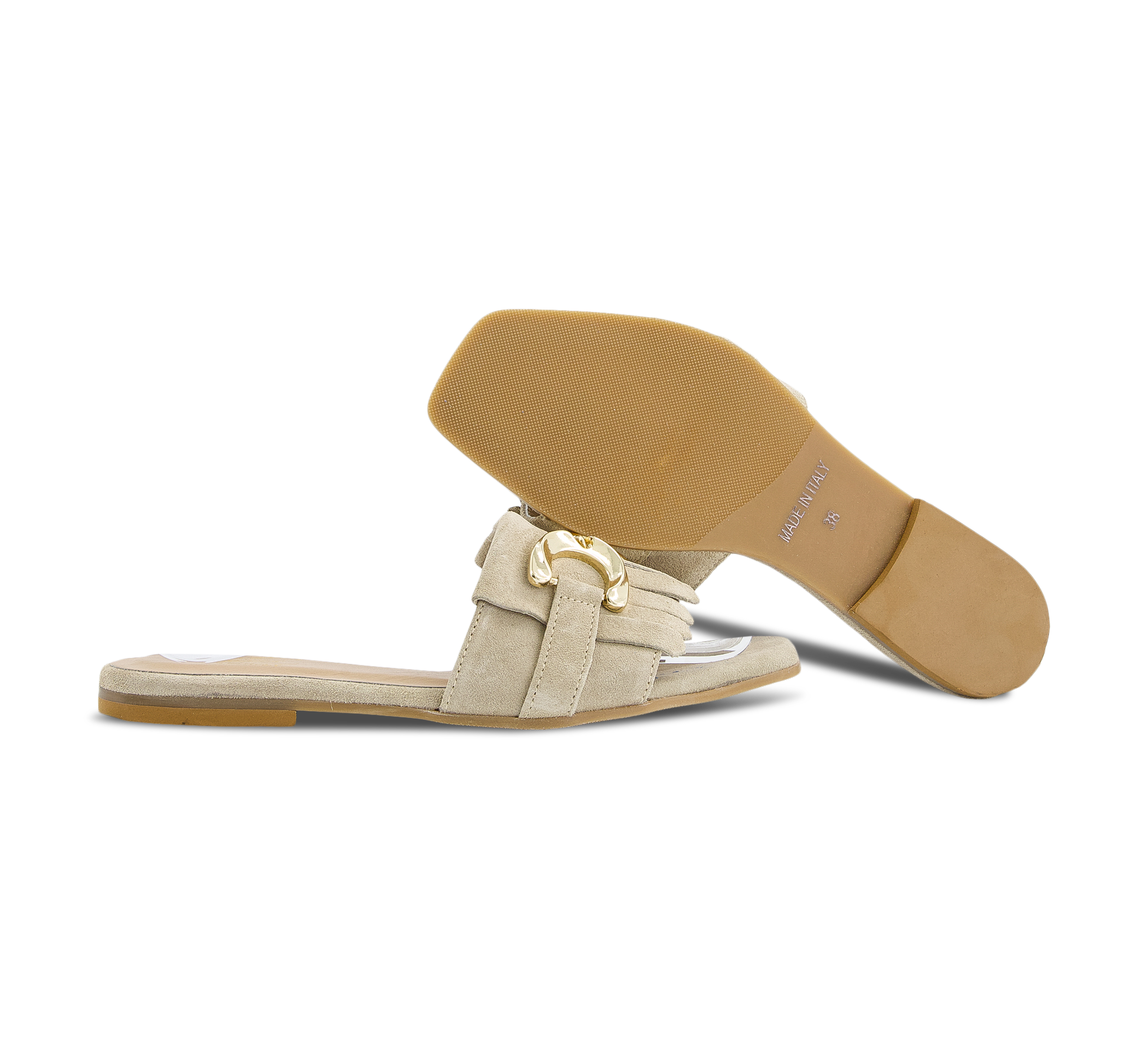 Viola Tami Pantoletten beige/taupe