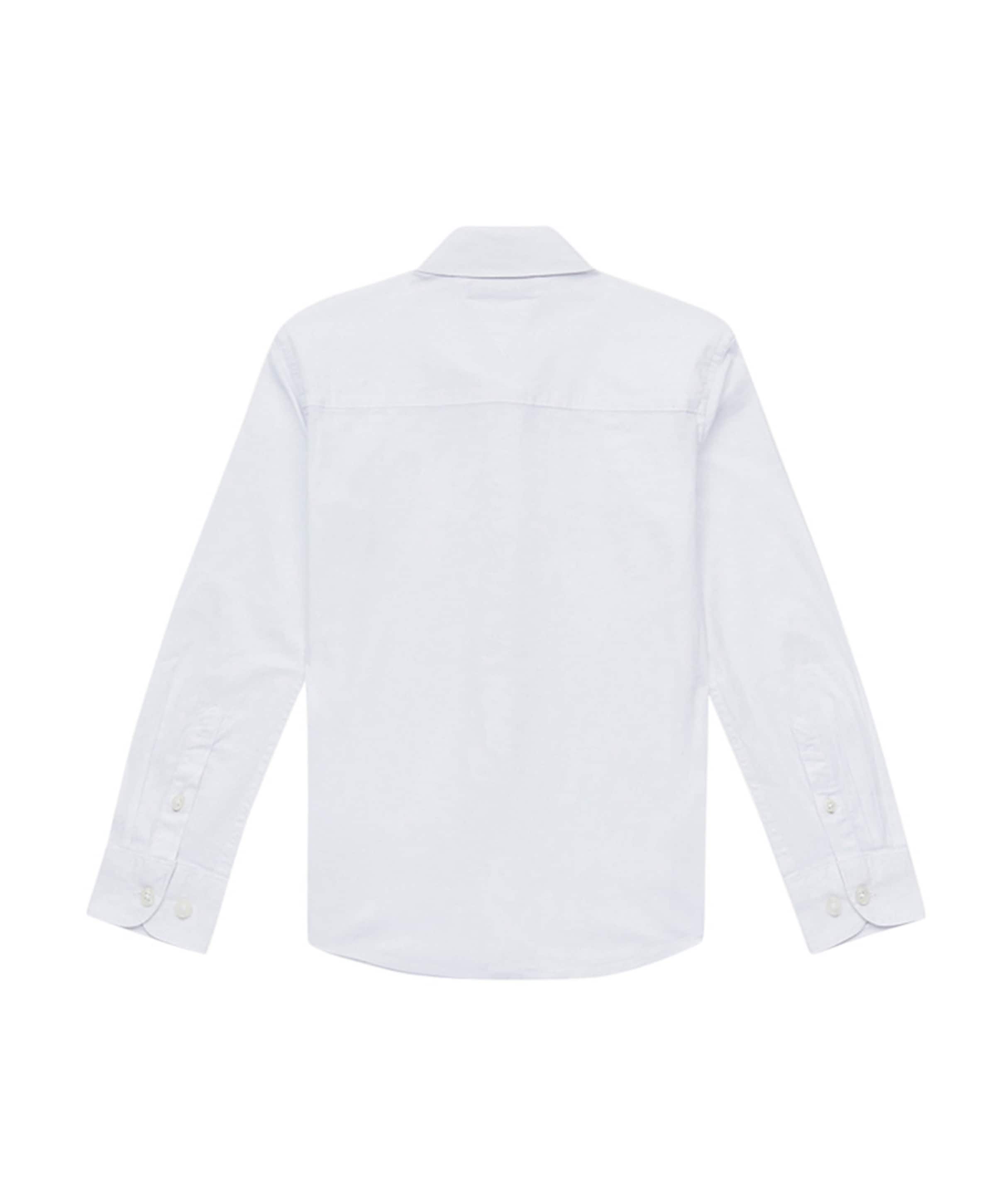 Tommy Hilfiger Jongens overhemd lange mouw wit