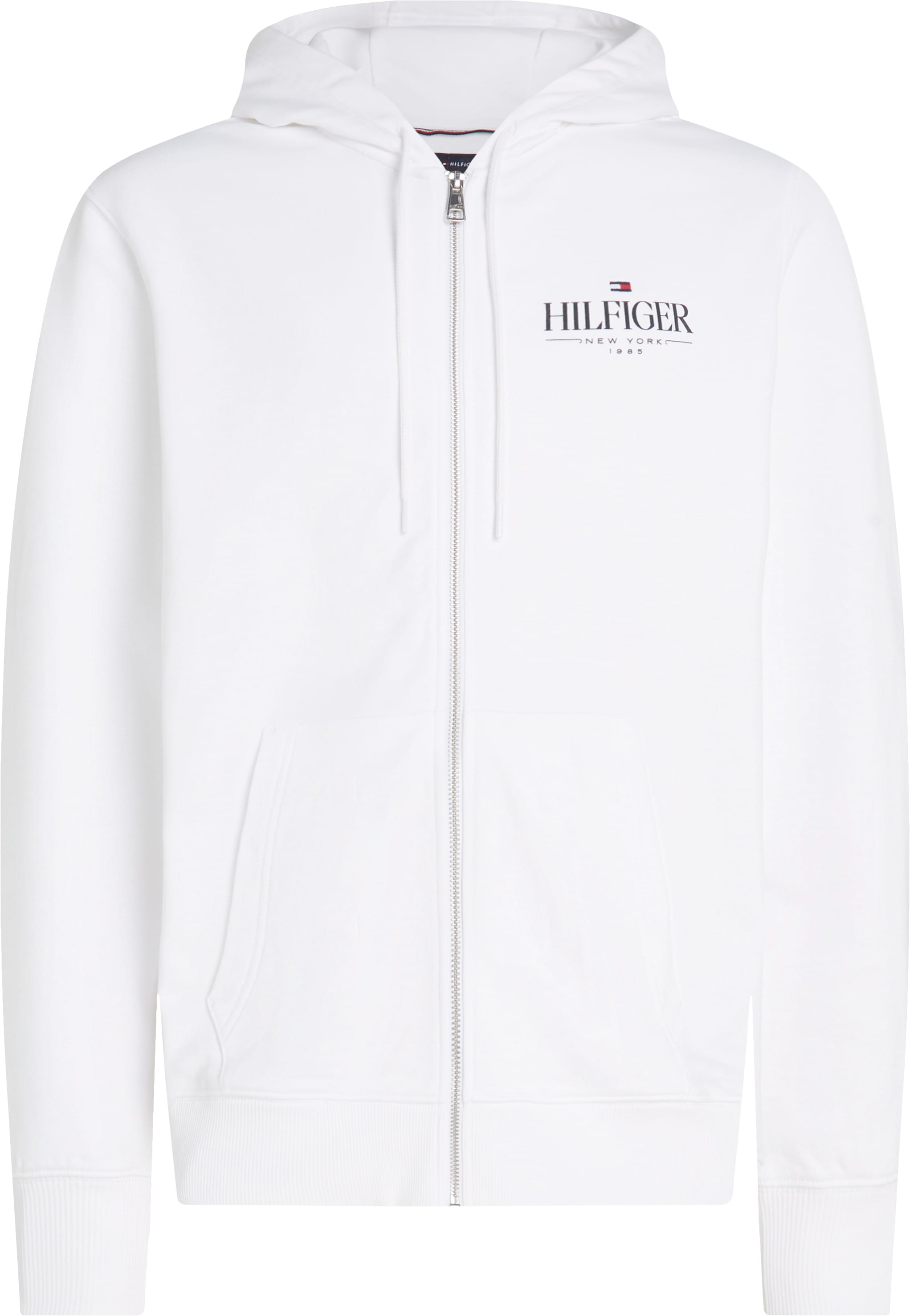 Tommy Hilfiger Big & Tall Kapuzensweatjacke »BT-HILFIGER STACKED HOODED ZIP-B«, Grosse Grössen