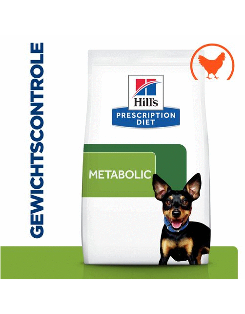Hill's Prescription Diet Metabolic Mini Weight Management Zak - Hondenvoer - Kip 1 kg