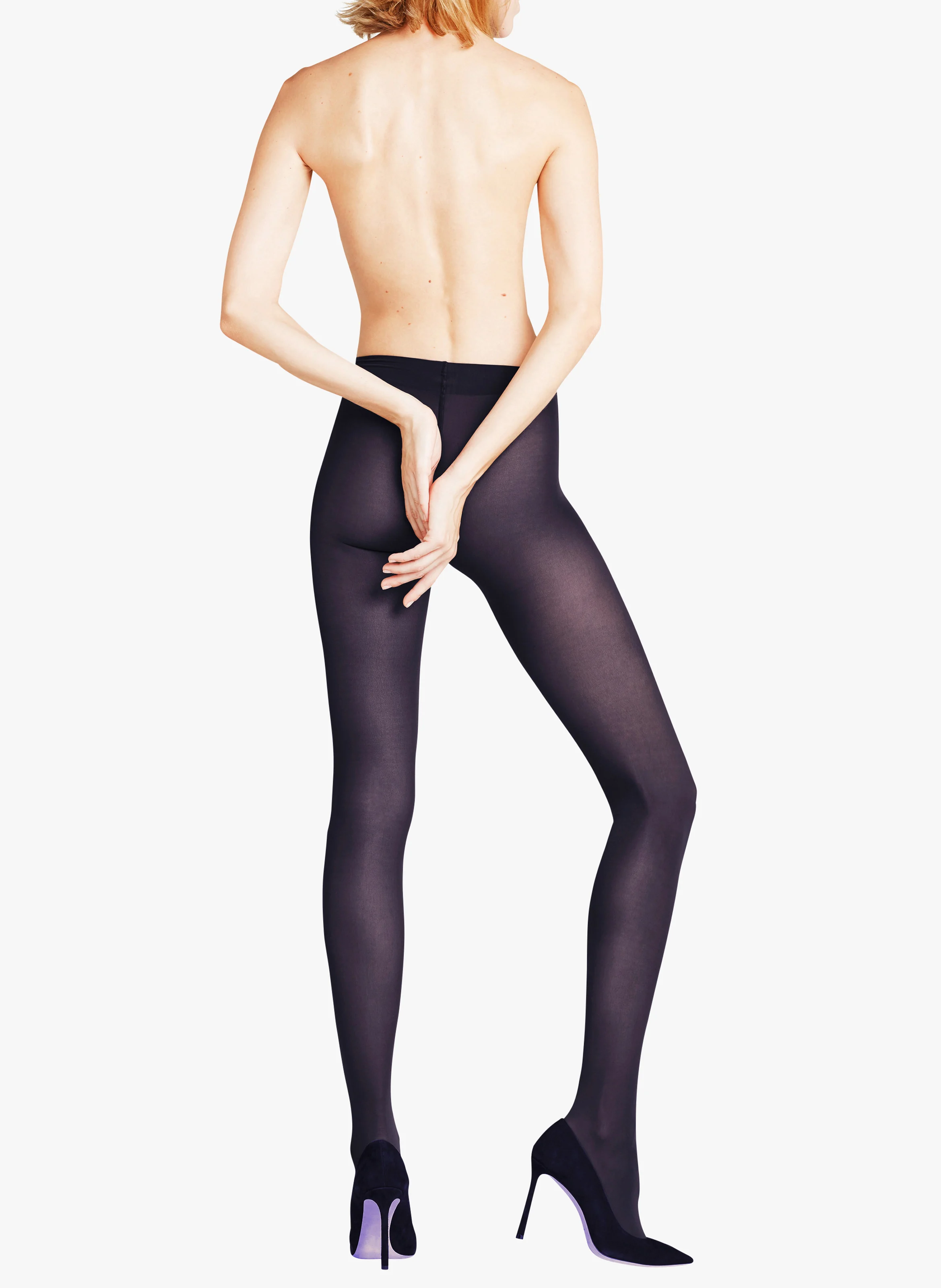 FALKE MATT DELUXE 30 TI - Collants Matt Deluxe 30D | Bleu