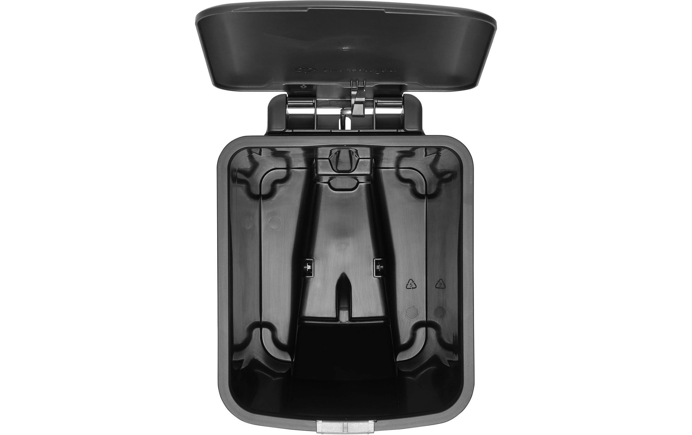 Recyclingbehälter StepUp 16 l, DunkelgrauTreteimer für Recyclingmaterialien