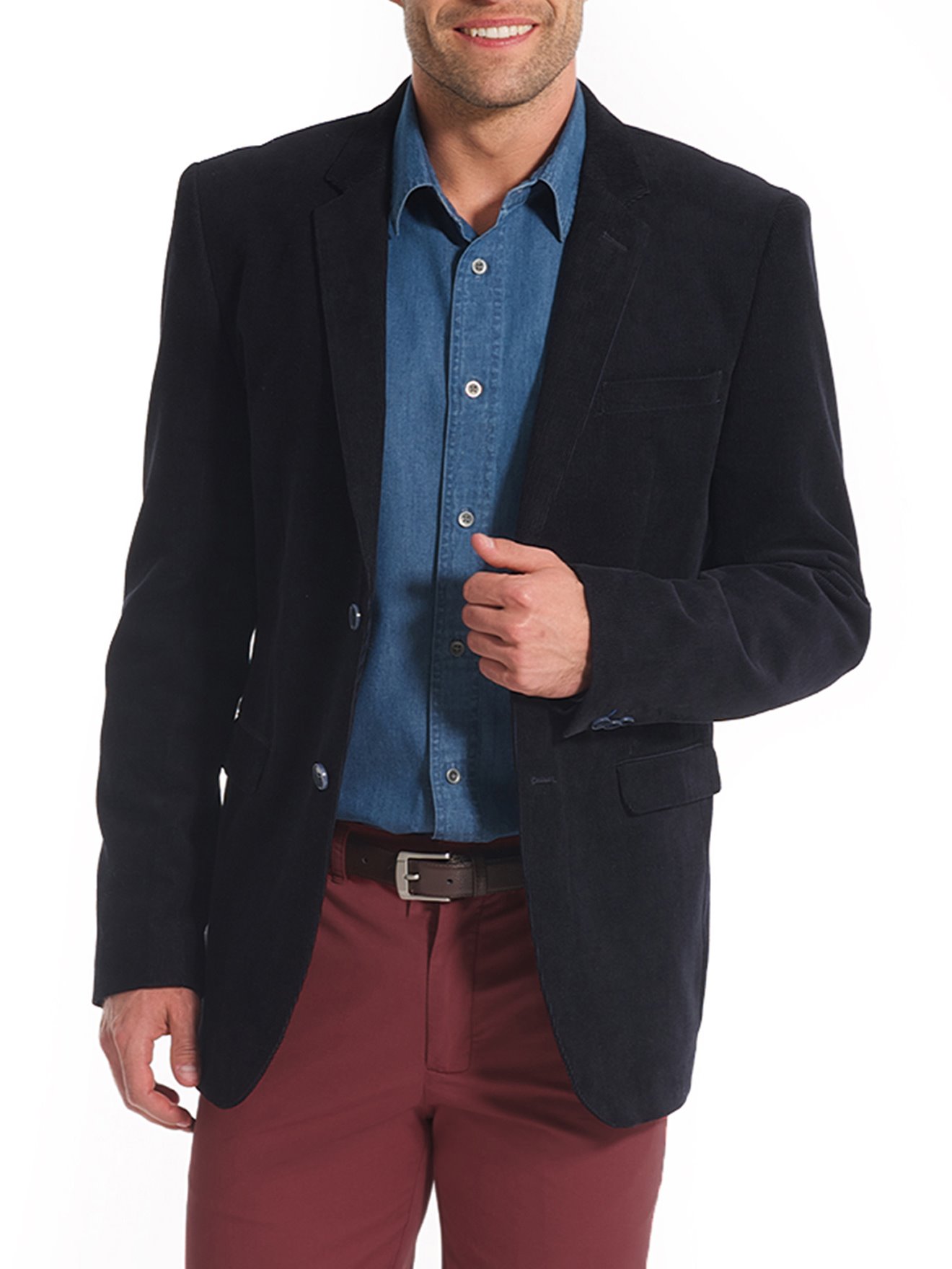 Veste velours milleraies