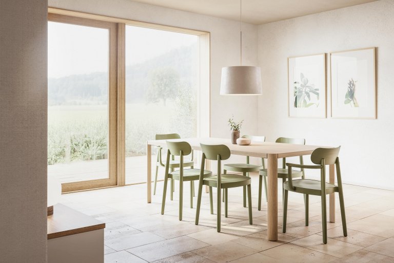 Thonet 118 F eetkamerstoel met armleuning zwart