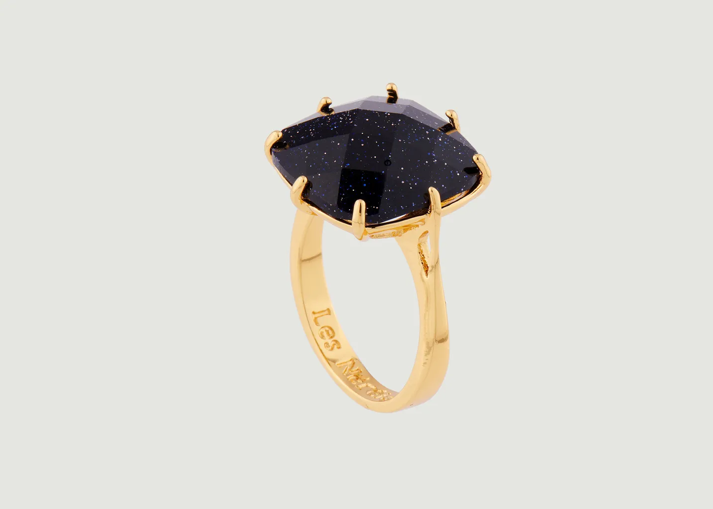 Bague solitaire pierre carrée La Diamantine Les Néréides