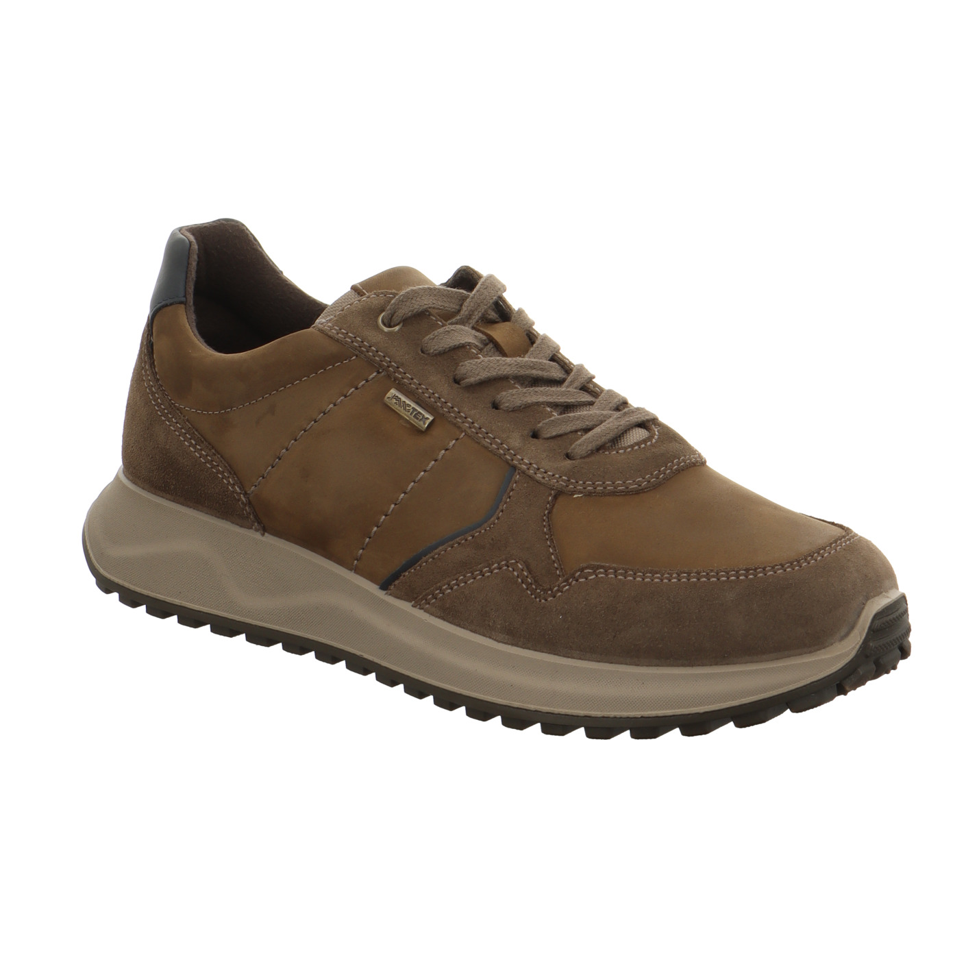 Schnürschuh beige