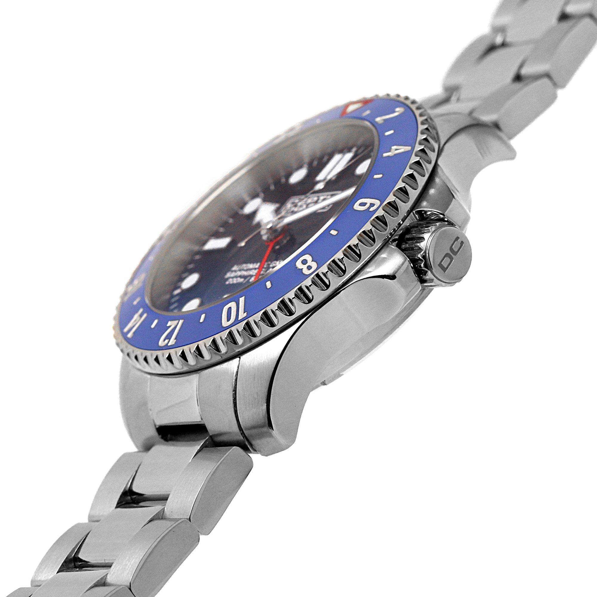 Depth Charge Stainless Steel Blue Dial Dive Watch