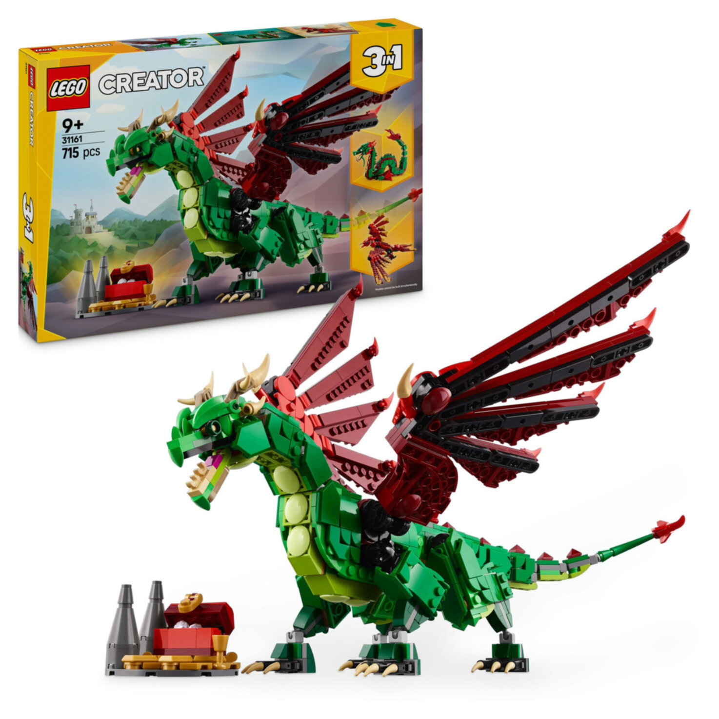 LEGO® Creator 31161 3in1 Grüner Drache ab 8 Jahren