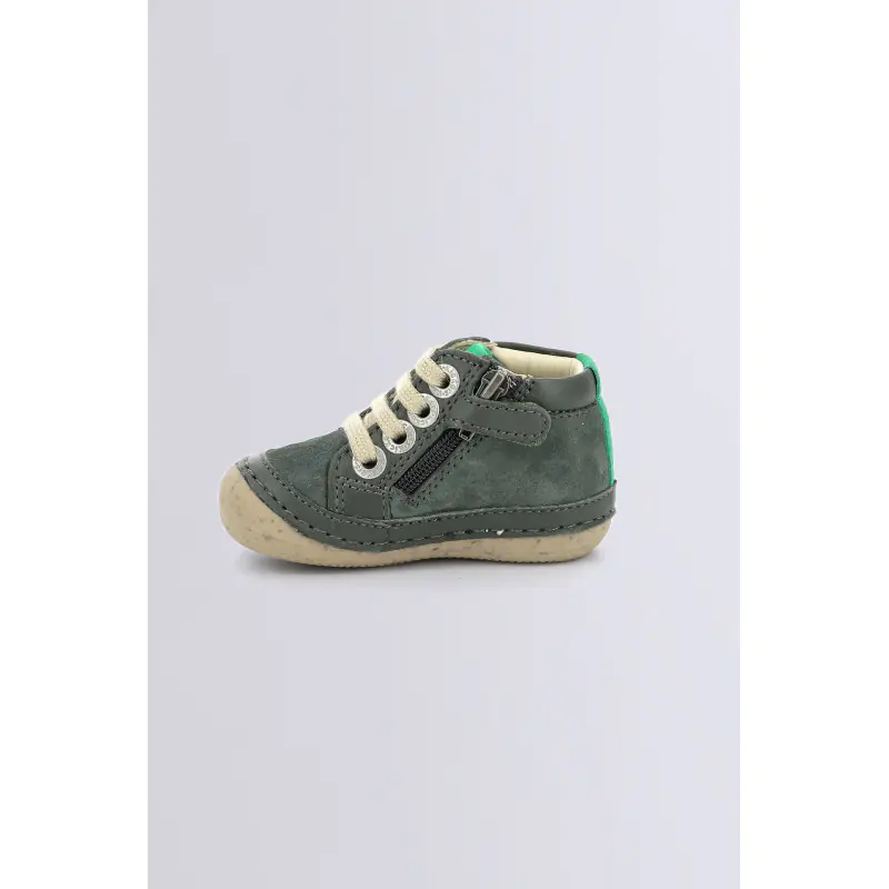 SONISTREET KAKI BOTTILLONS Cuir Garçon