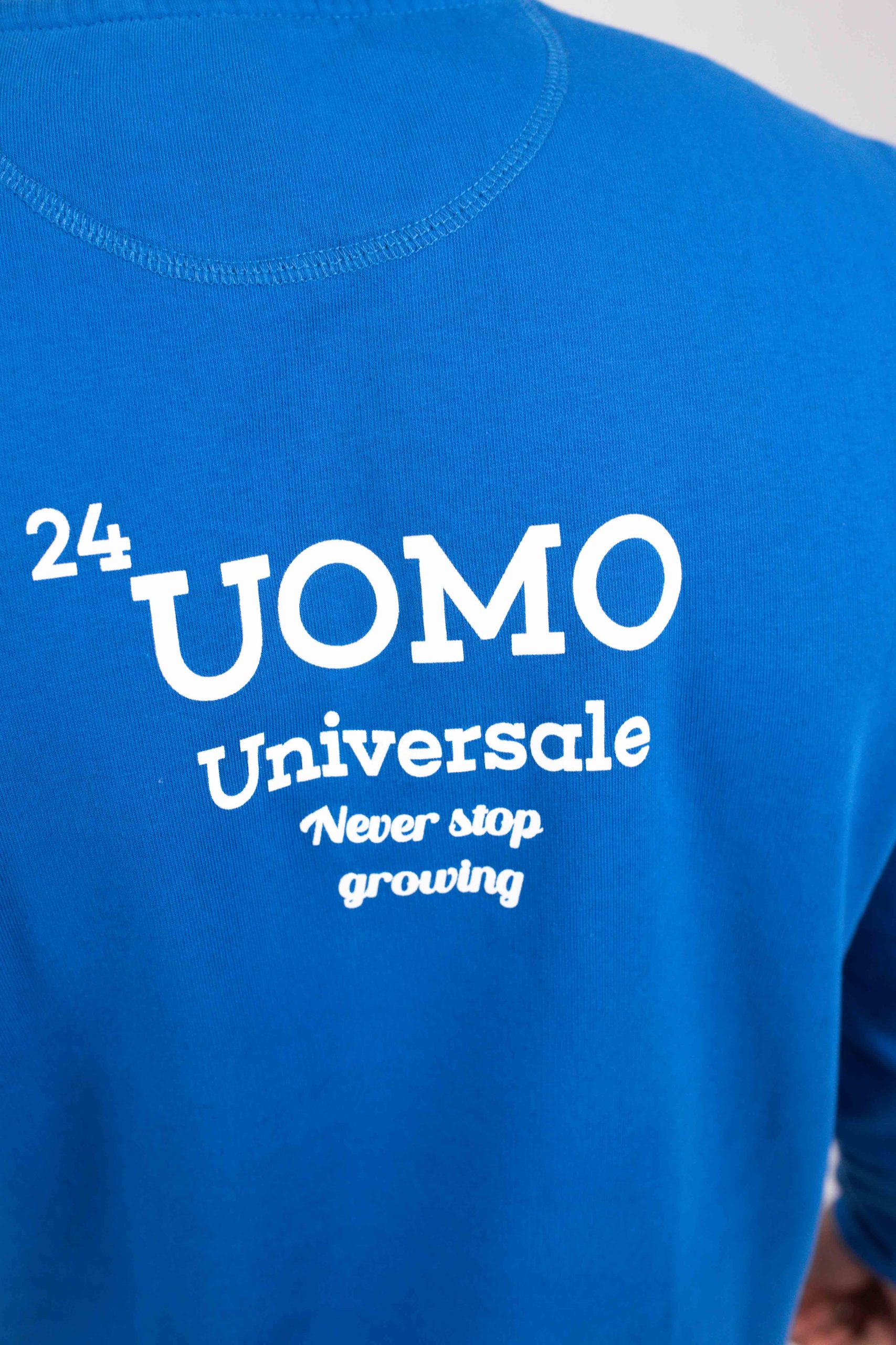 24 Uomo Universale Sweater Heren Kobalt Blauw