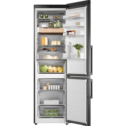 Réfrigérateur congélateur en bas Asko RFC526RNBB1 Inox Noir