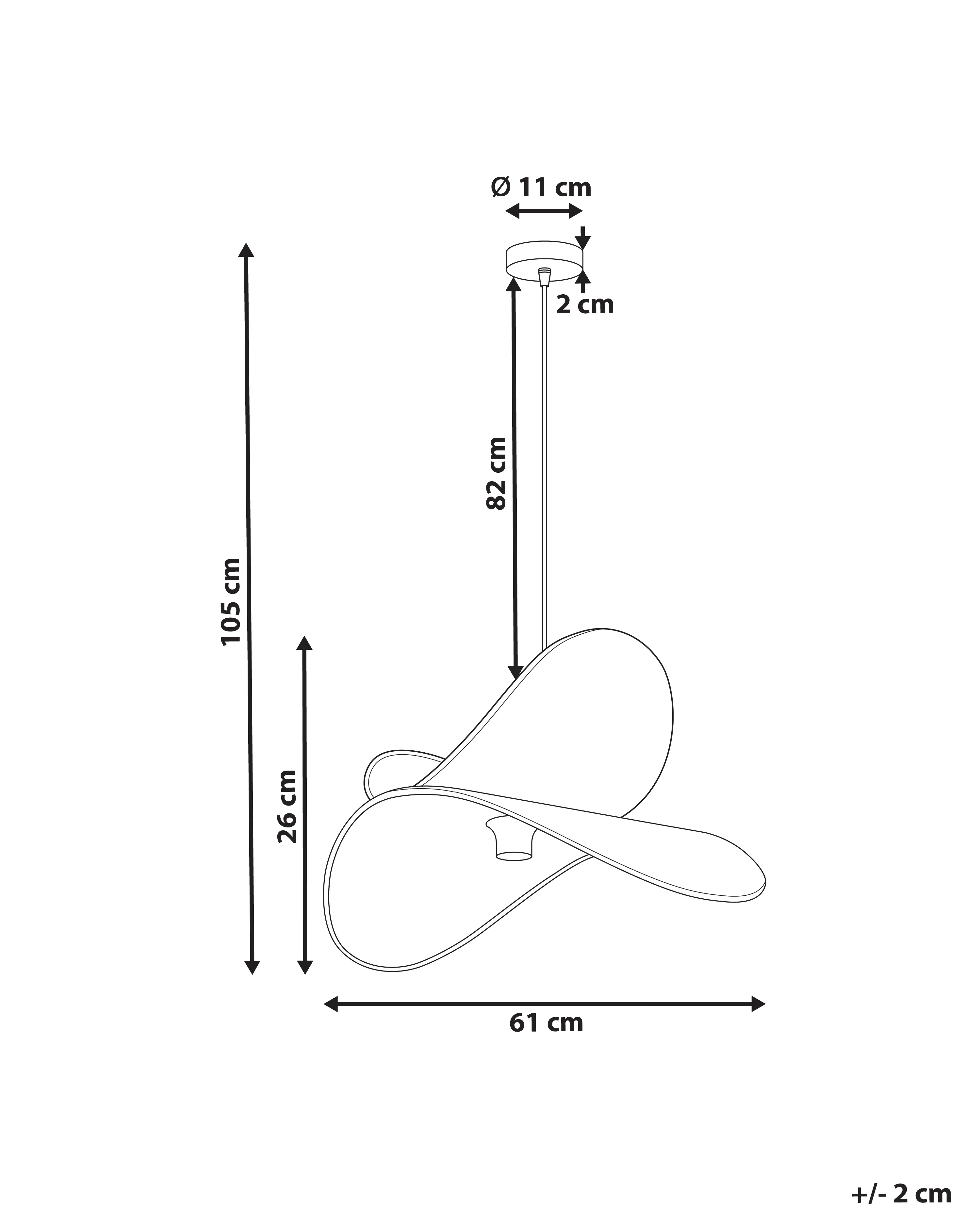 Hanglamp MASCOTA Linnen Lichtgrijs