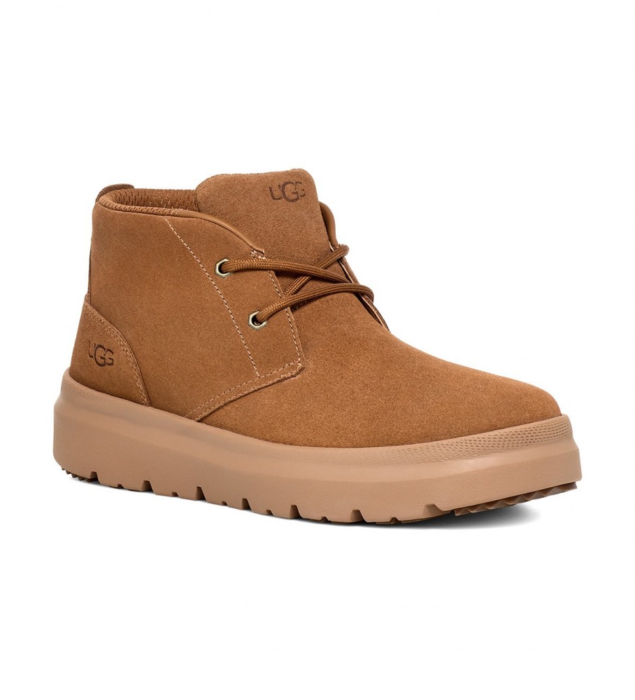 Botas de cano curto UGG M Burleigh em couro marrom