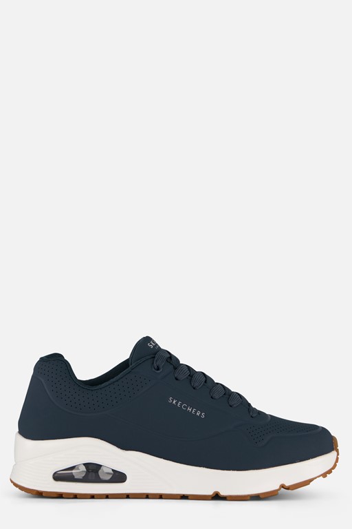 Skechers Uno Stand On Air blauw Imitatieleer