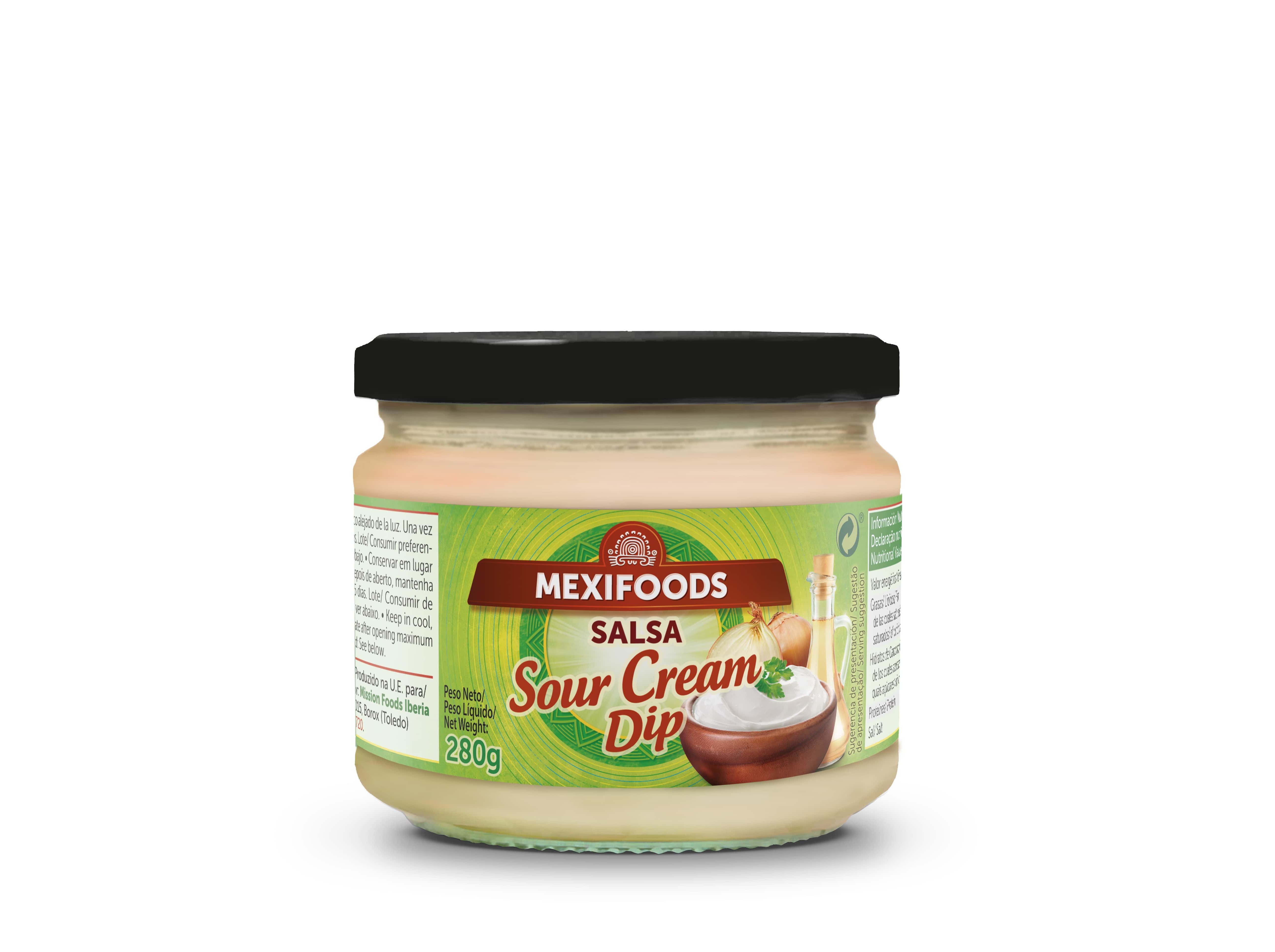 MOLHO SOUR CREAM MEXIFOODS DIP 280G