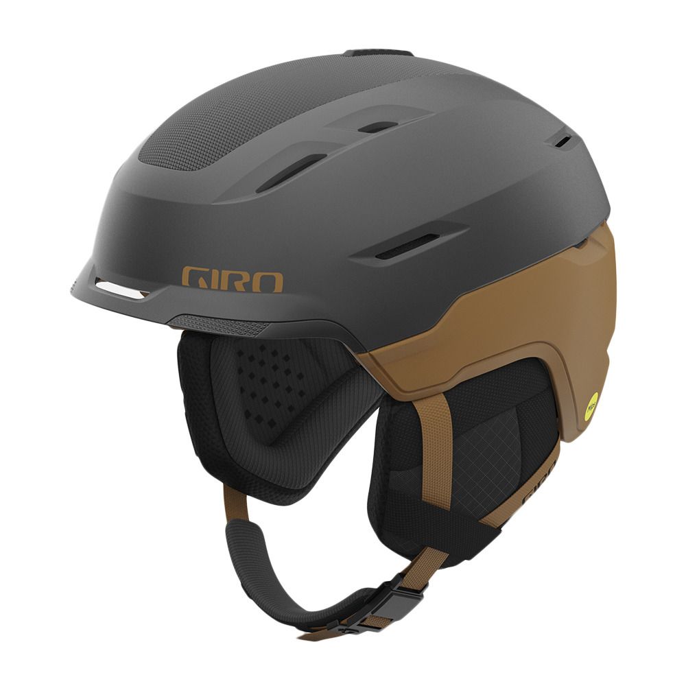 Giro TOR SPHERICAL - Casque ski metallic coal / tan