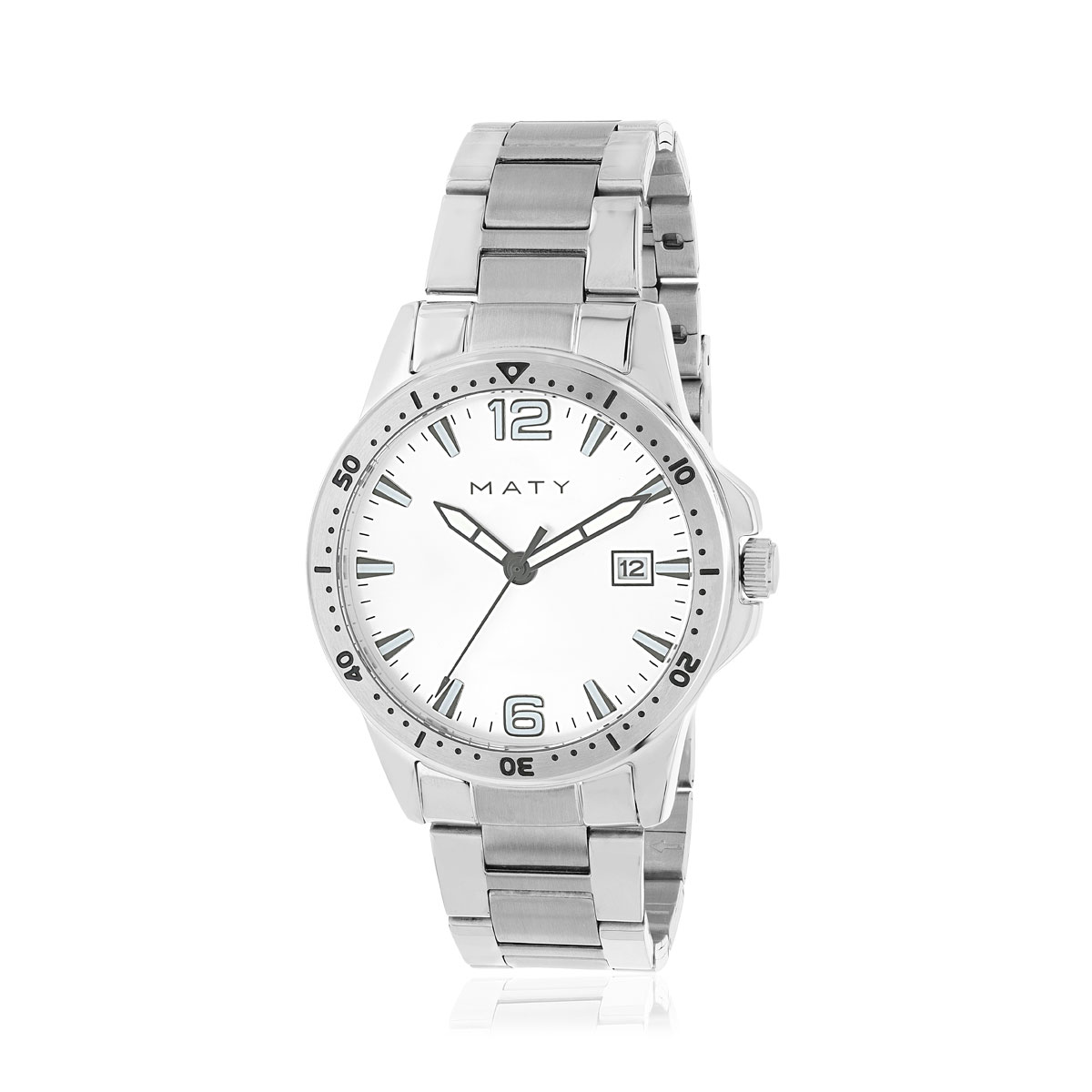 Montre homme acier bracelet acier