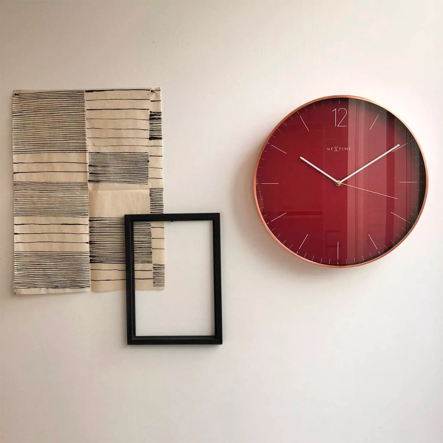 NeXtime Essential Copper XXL Vægur 3258RO