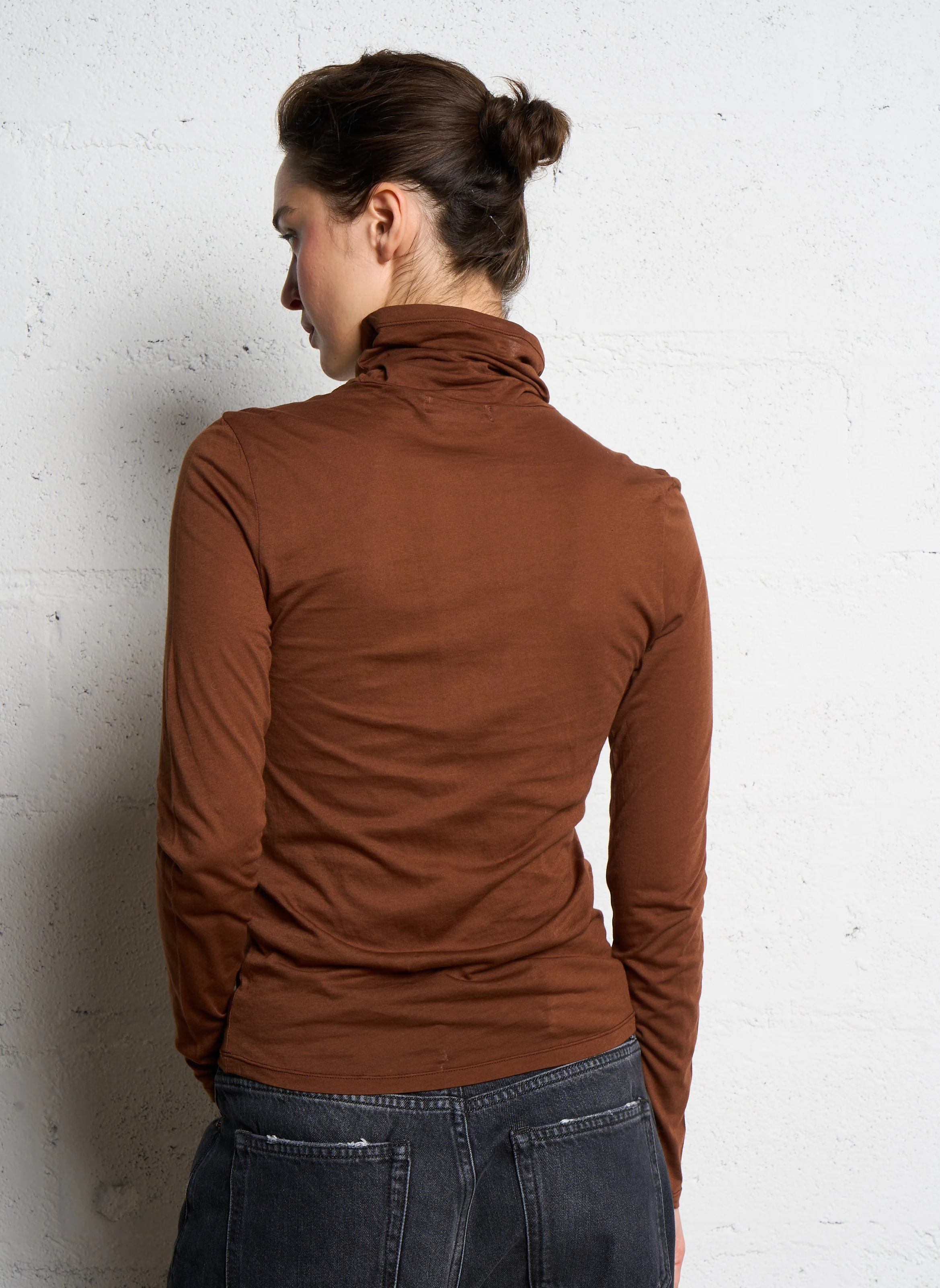 LOIC - Sous-pull en coton | Marron