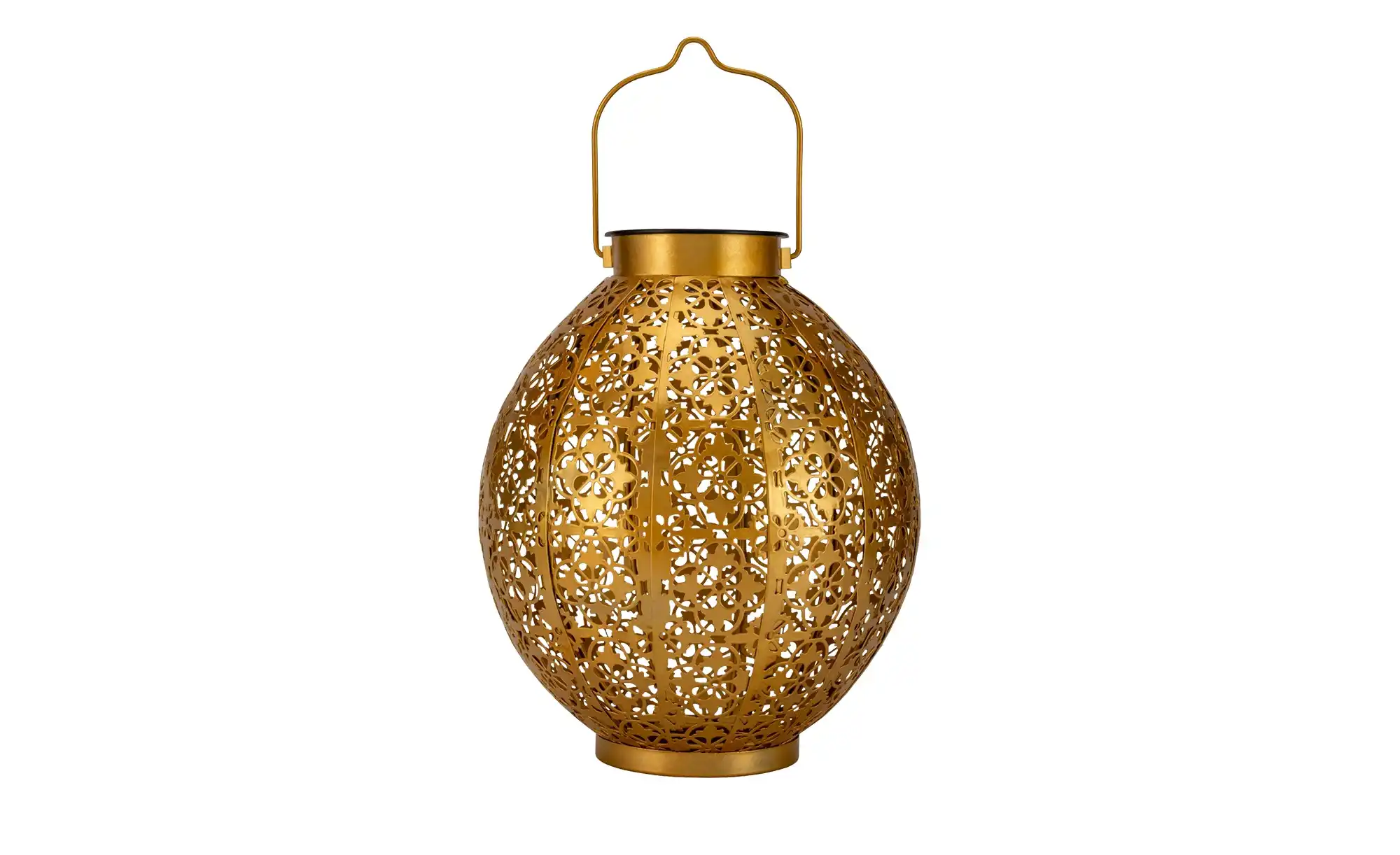 Solar-Tischleuchte, goldfarben `Kugel` Orient