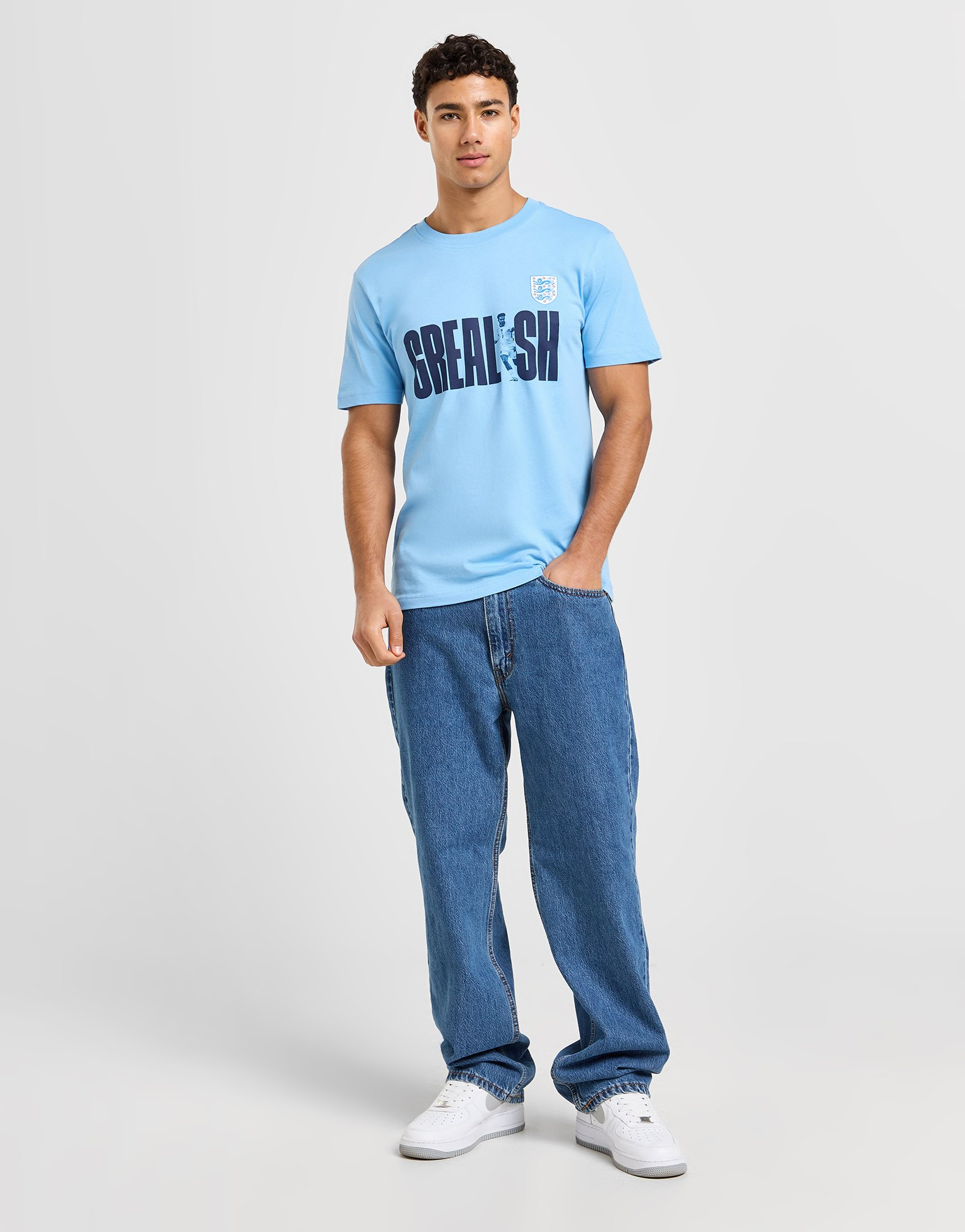Official Team T-shirt Angleterre Jack Grealish Homme