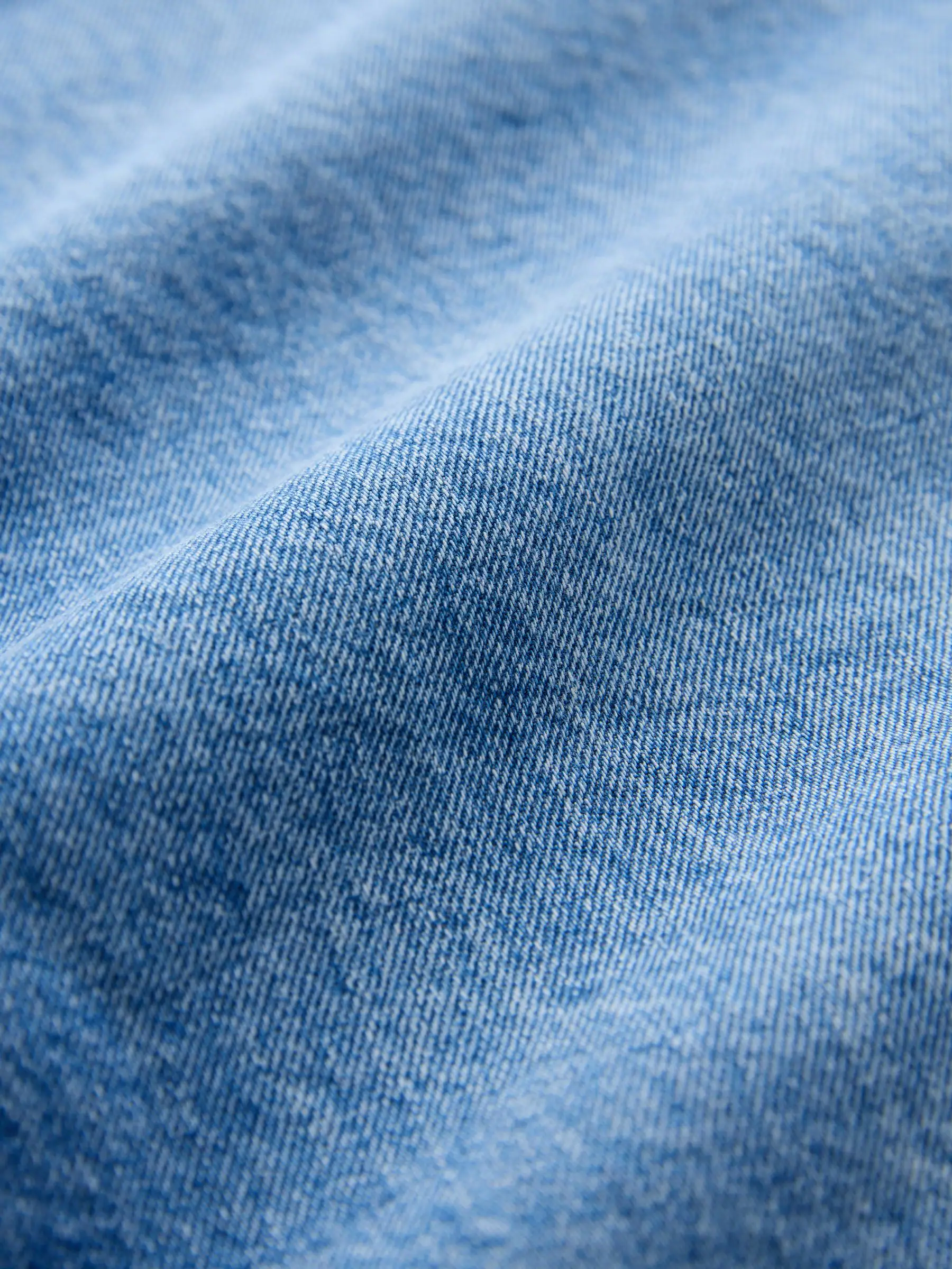 Lichtblauw - Baggy pasvorm - Vintage wash denim jeans