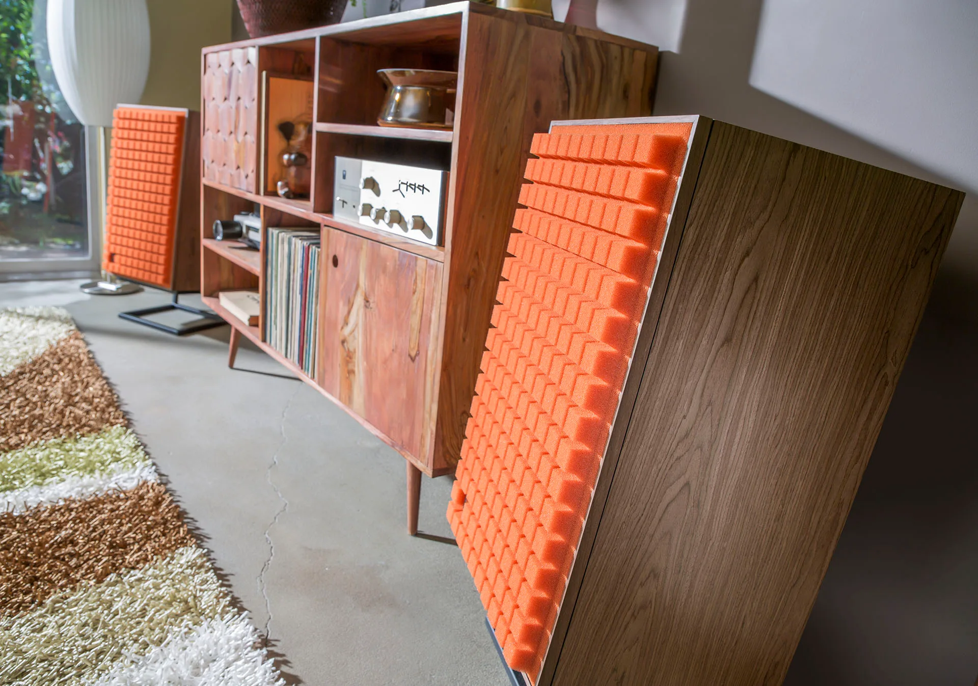JBL L100MKII Orange (la paire) Enceintes colonne