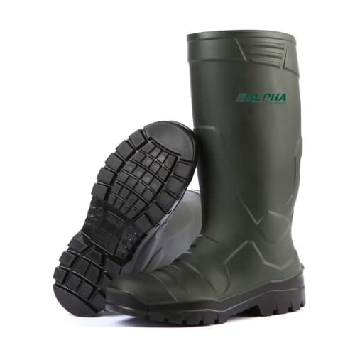 Botte de sécurité ALPHA TRACE® PU S5 CI SRC Vert/Noir