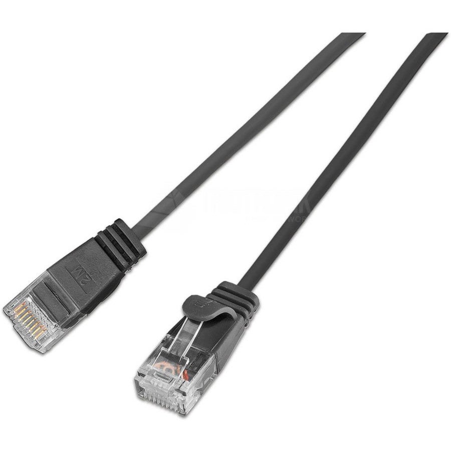 SLIM SL10030 CAT6 patchkabel U/UTP Ø 2.8mm zwart 1.5 m