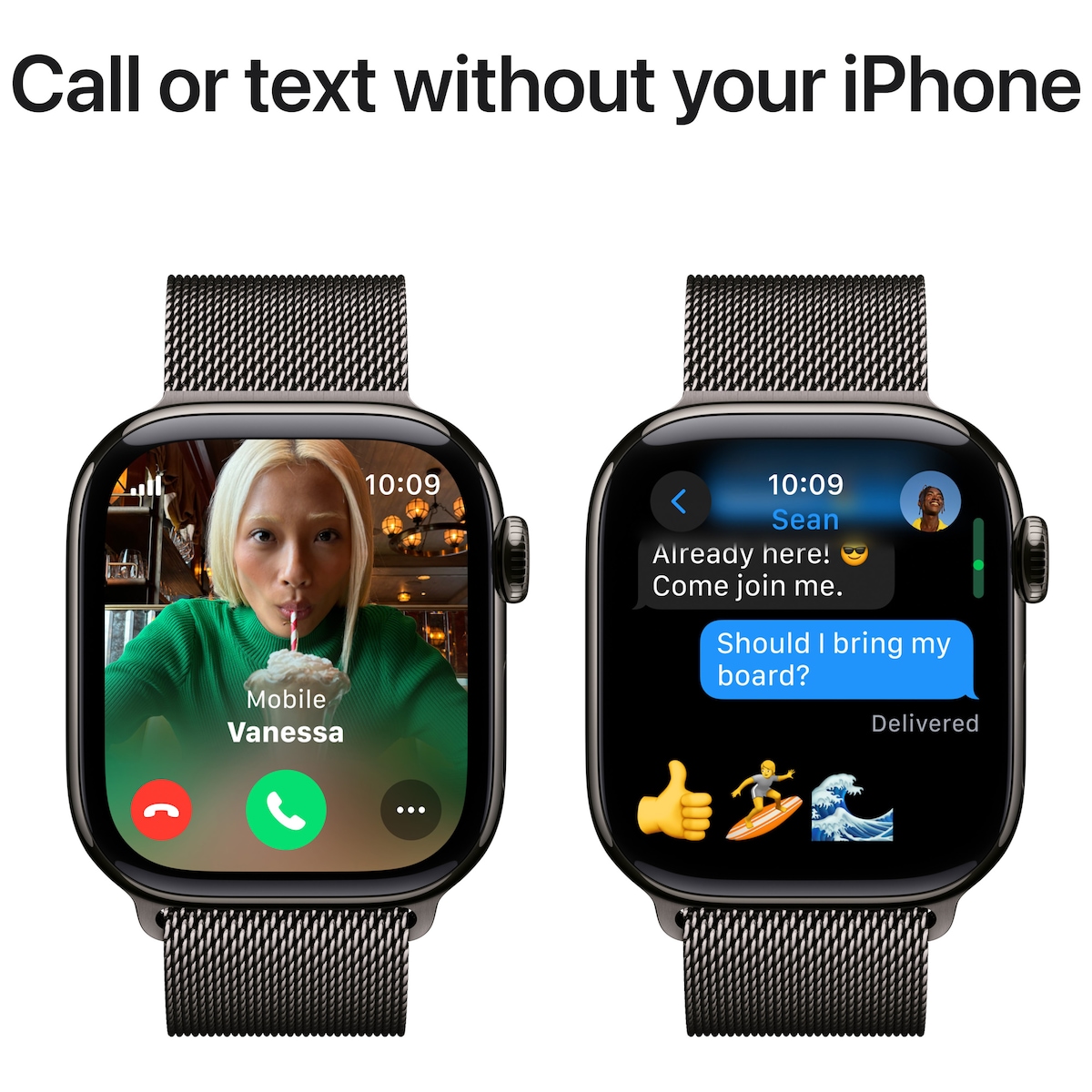 Apple Watch S10 42mm GPS+Cel (Skifertitan/Skifer Milanese Loop)
