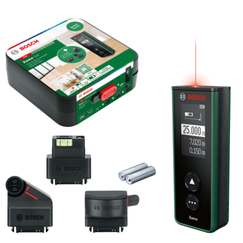 Bosch laserafstandsmeter Zamo incl. 3-delige adapterset