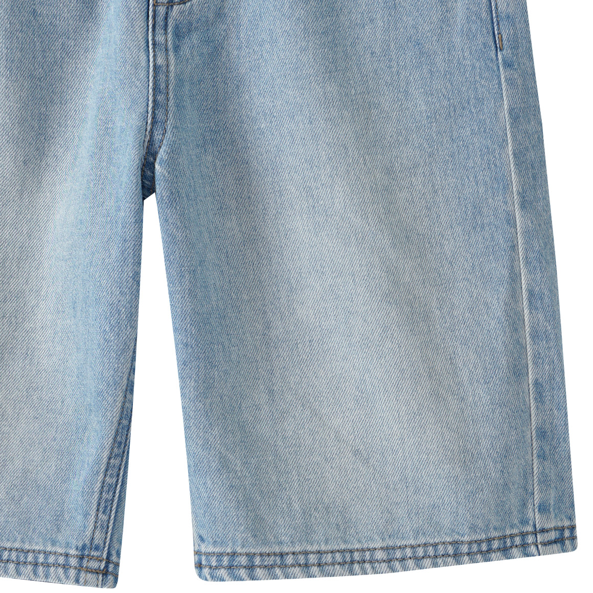 Yigga Jungen Jeansshorts mit Used-Waschung hellblau