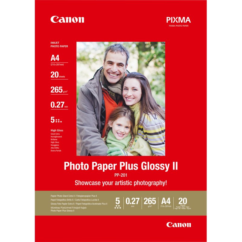 Canon Papier photo brillant extra II A4 PP-201 - 20 feuilles