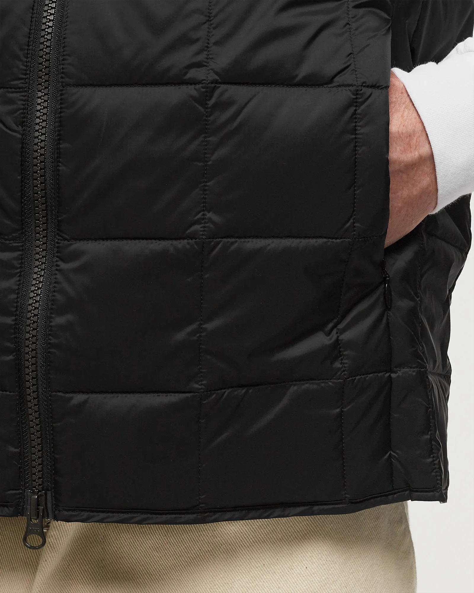 Taion CREW-NECK W-ZIP DOWN VEST