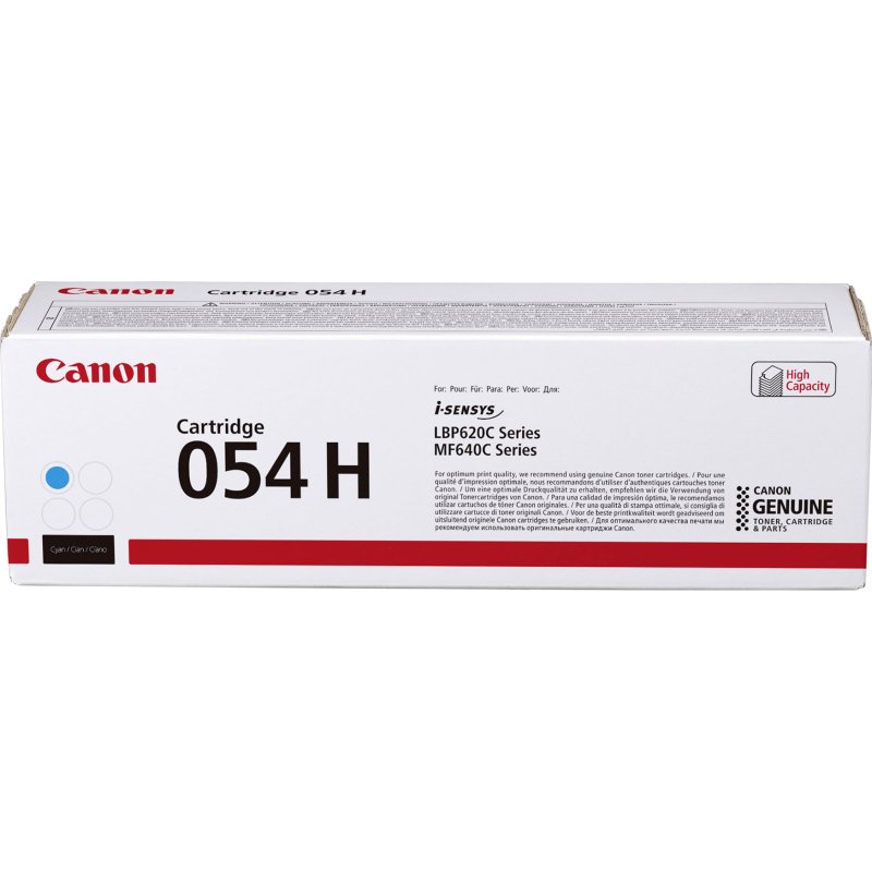 Toner Canon 054  H couleur pour imprimante laser
