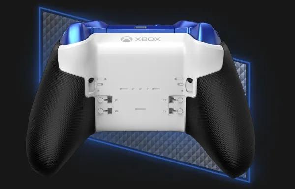 Microsoft Xbox Elite Wireless Controller Series 2 - Core - Gamepad - trådløs - Bluetooth - blå - for PC, Microsoft Xbox Series S, Microsoft Xbox Series X, Microsoft Xbox One, Android, iOS
