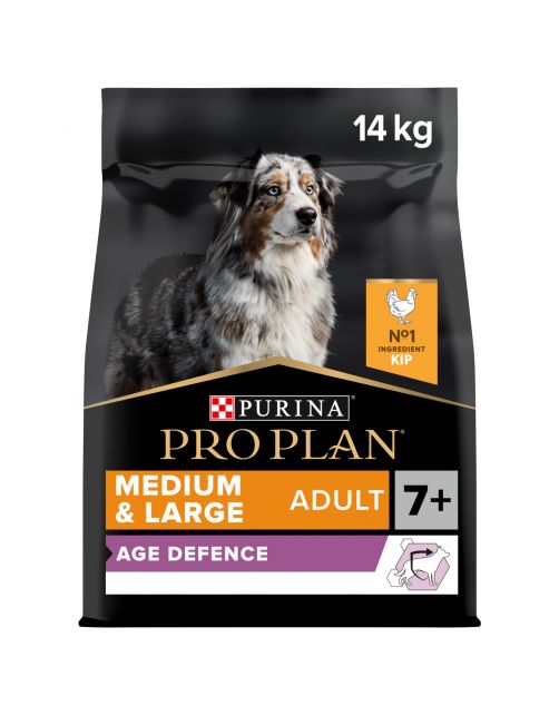 Pro Plan Dog Senior Medium & Large Breed - Hondenvoer - Kip 14 kg