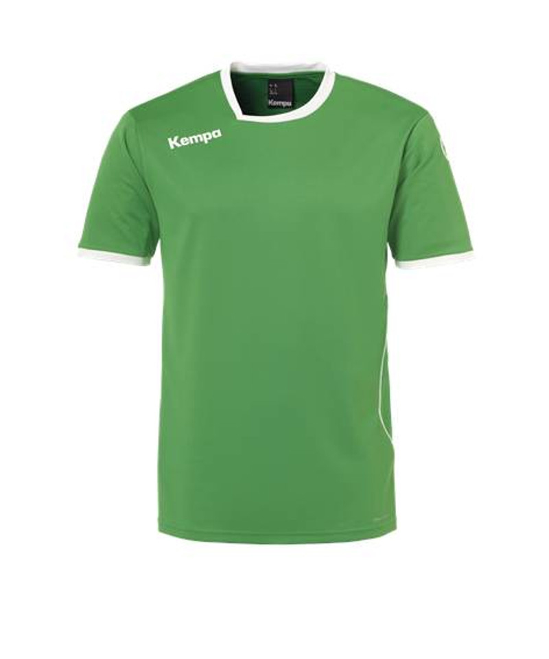 Kempa Curve Trikot T-Shirt Kids Grün Weiss F07