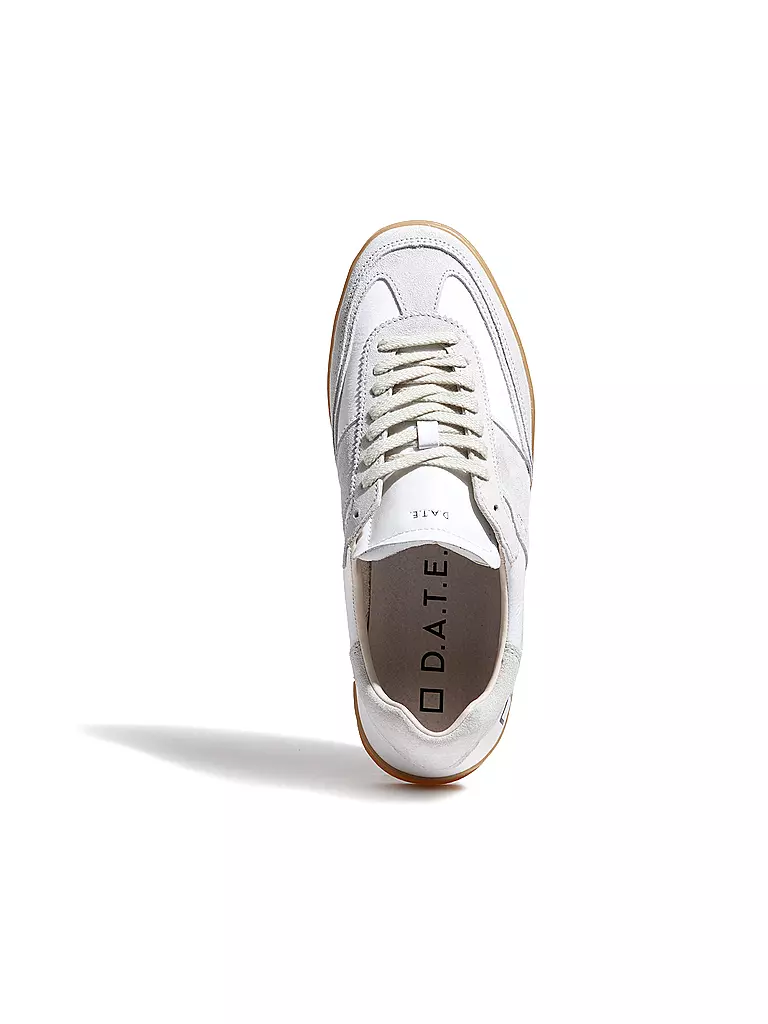 D.A.T.E. Sneaker SPORTY LOW CALF weiss