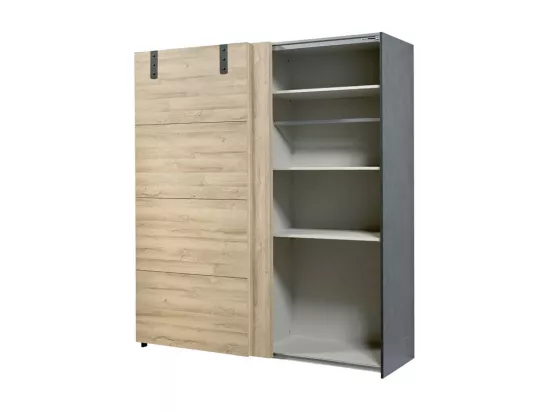 Chambre Complète (140*190) Chêne naturel - OUDONG n°2