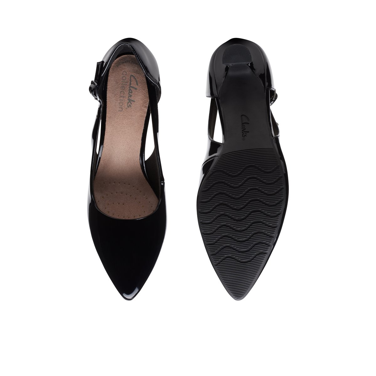 CLARKS-Kataleynarae-Chaussure à talon haut - Talon aiguille - Noir