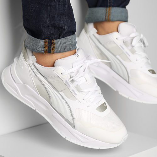 Baskets Mirage Sport Tech Reflective 388620 Puma White Puma Silver